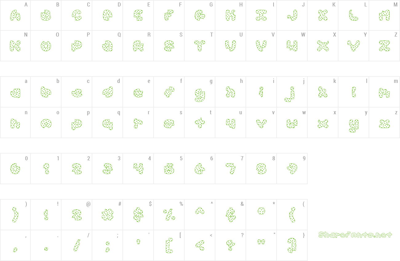 Font Accent Cookie Dough preview
